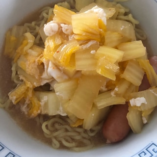 白菜山盛り味噌ラーメン